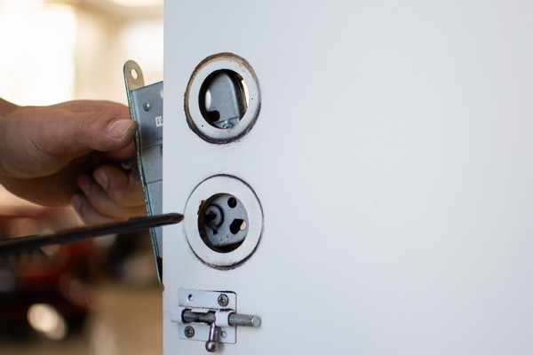 Smart lock installation by a certified locksmith from American Lock & Key